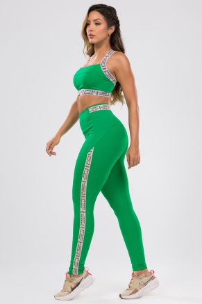 Calça Legging Alto Giro Nakay Multifuncional Verde - Euforia - Moda Fitness  e Praia